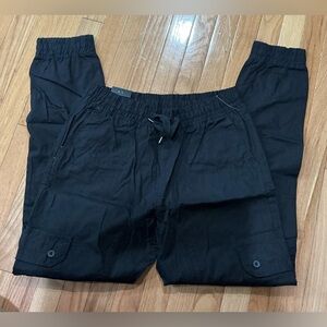 South Pole Men's Black Cargo Pants NWT